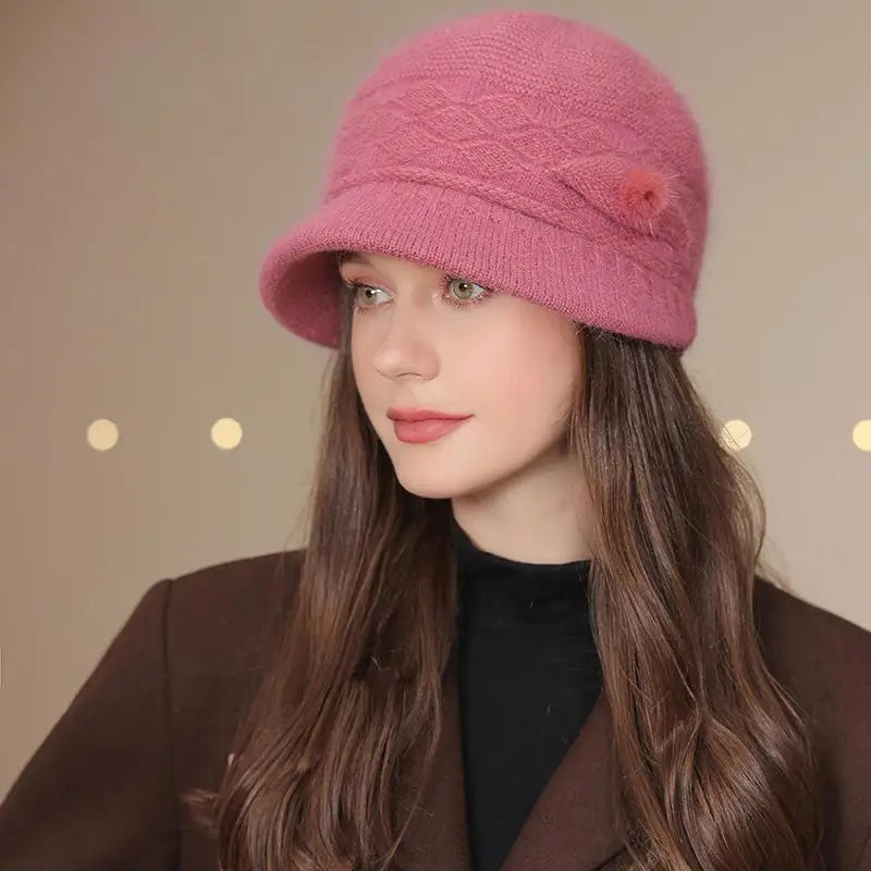 Women's Warm Knit Cloche Hat