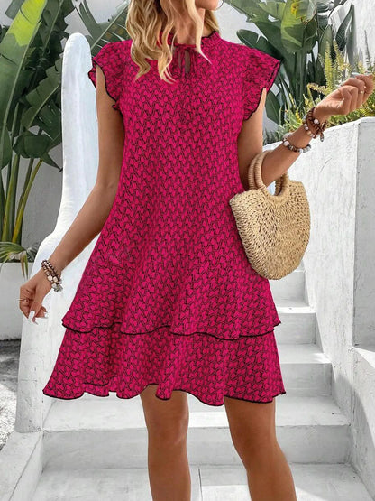 Layered Frill Short Party Dress