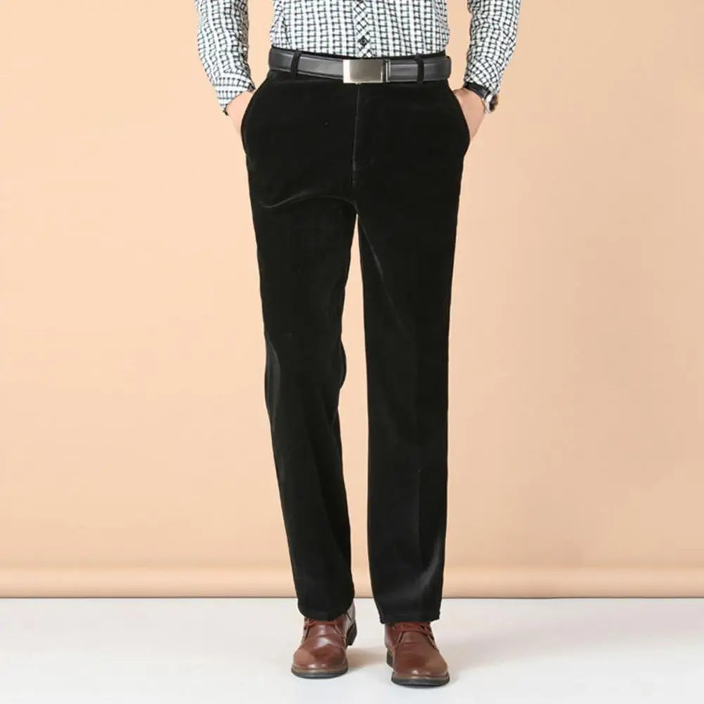 Men's Lightweight Slim Fit Summer Trousers - VibreMode