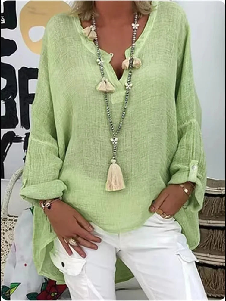 Relaxed Fit Loose Women's Blouse