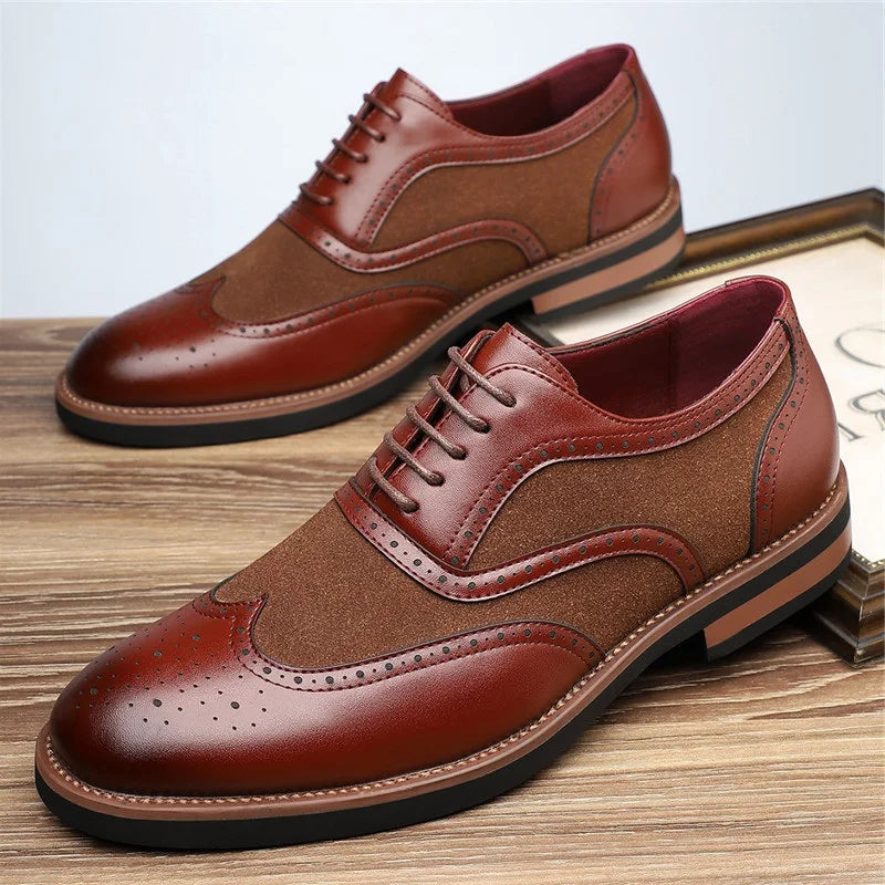 Authentic Leather Oxford Shoes