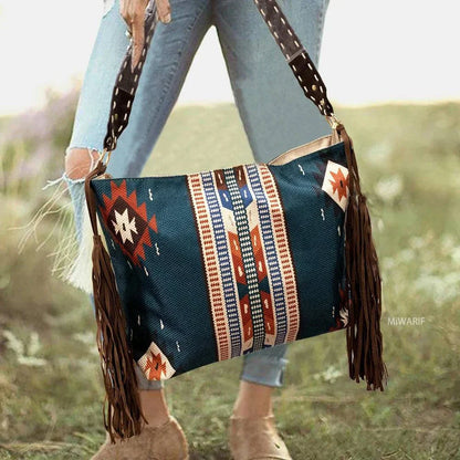 Women's Boho Canvas Shoulder Bag