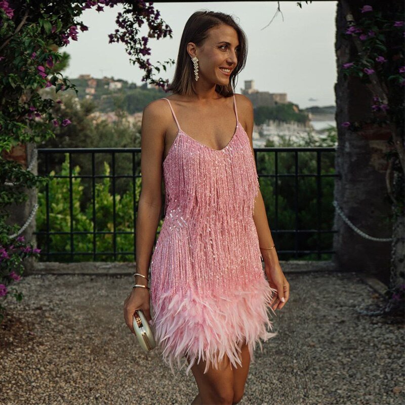 Sparkly Evening Party Dress