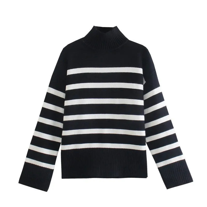 Navarro Women's Striped Knit Sweater