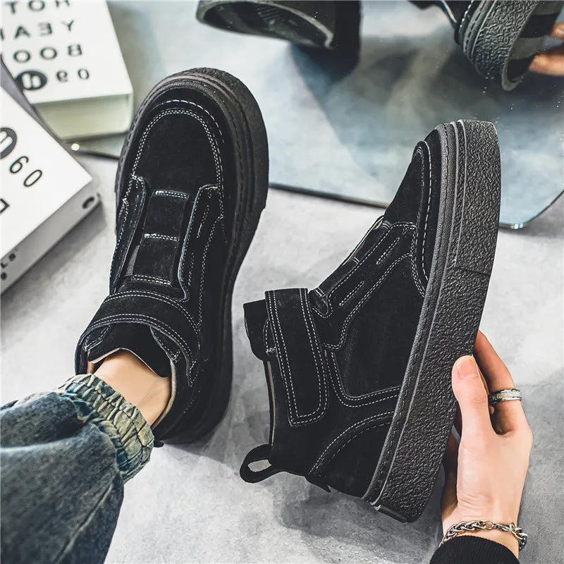 Brunello Men's Suede Leather Sneakers