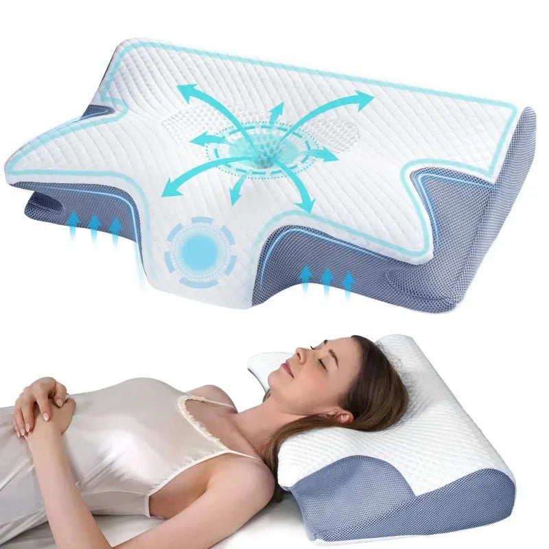 Ergonomic Memory Foam Cervical Pillow Neck Support