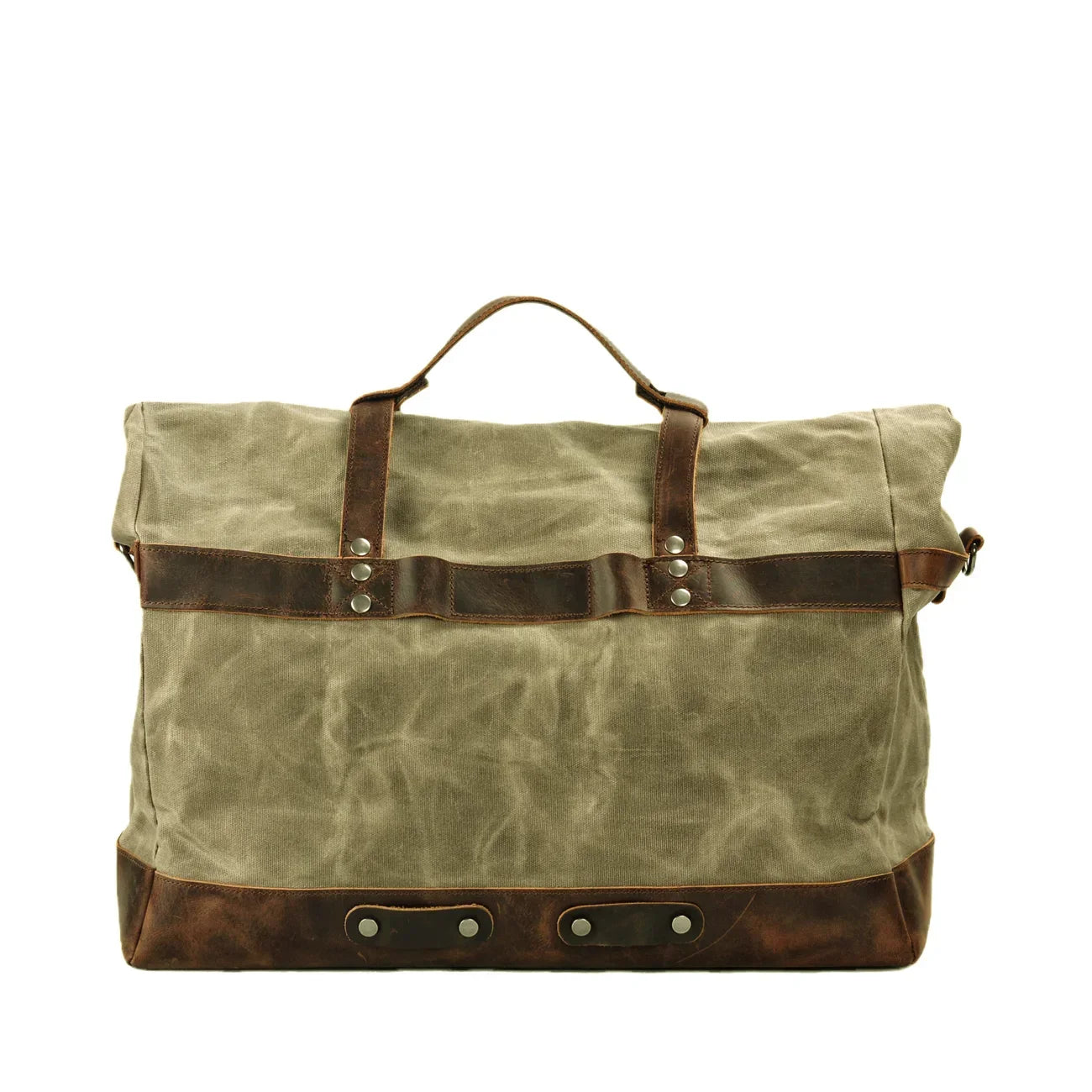 Vintage Leather Look Tote Bag