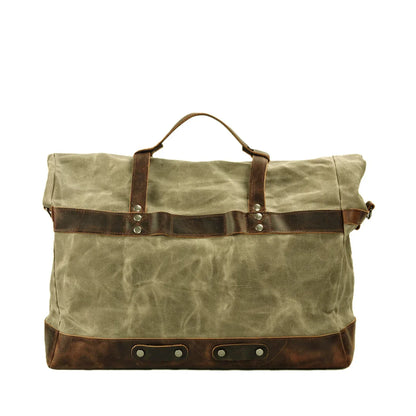 Vintage Leather Look Tote Bag