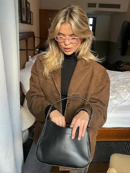 Women's Suede Leather Jacket