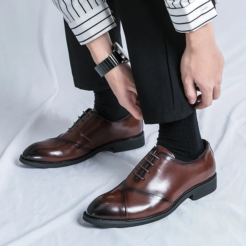 Classic Brown Leather Shoes