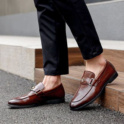 Italian Leather Men's Loafers