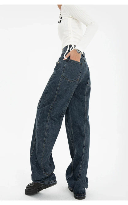 Classic Blue Straight Leg Jeans