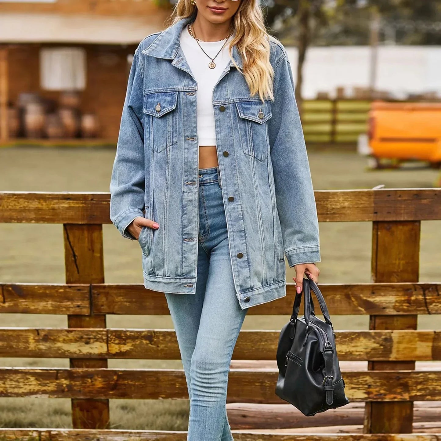 Women's Vintage Denim Jacket