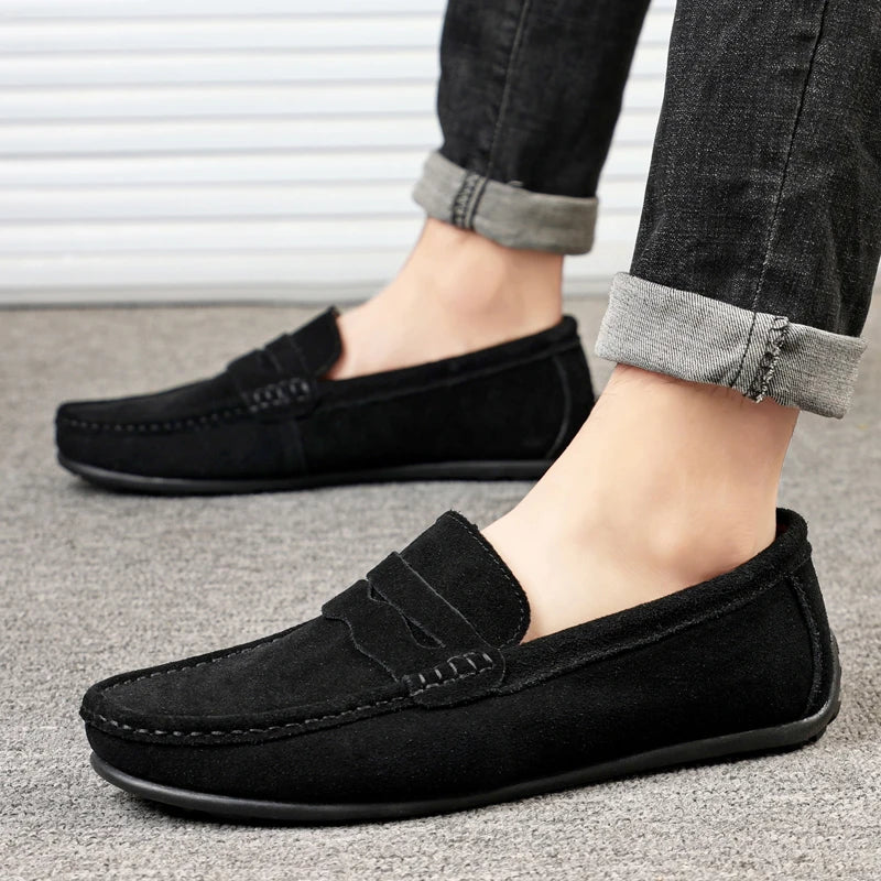 Luxury Soft Suede Slip On Shoes