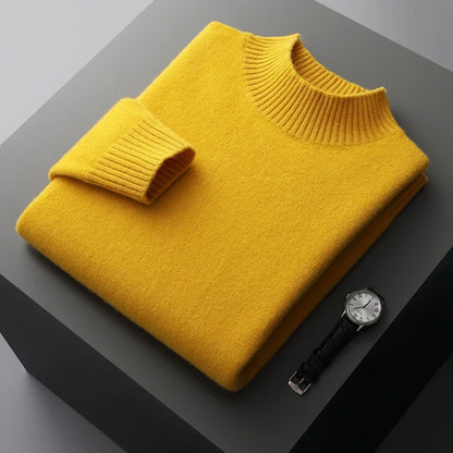 Selviano Men's Wool Pullover Sweater