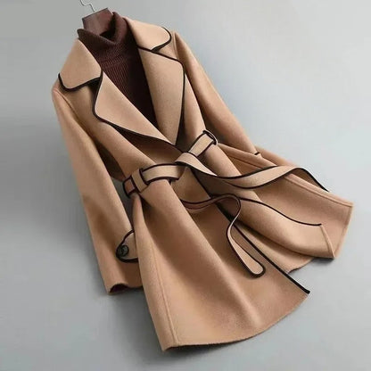 Women's Floral Wrap Coat - VibreMode