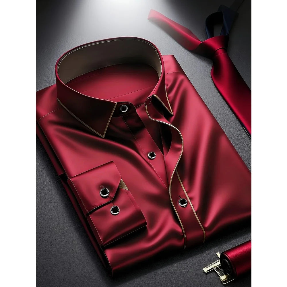 Men's Contrast Dress Shirt Milano