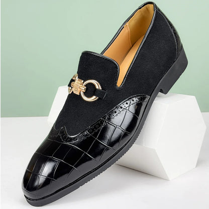 Real Leather Slip On Shoes