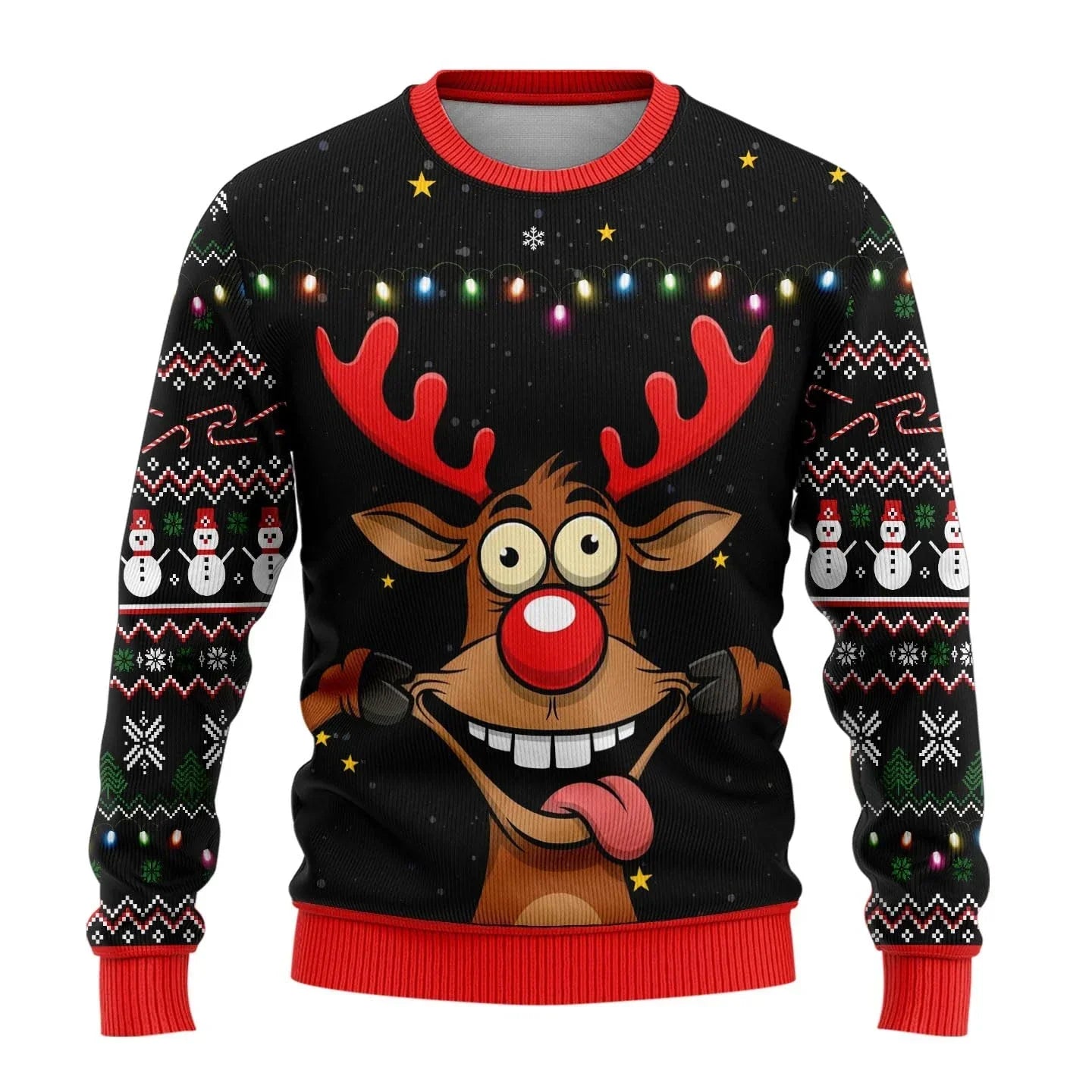 Men's Casual Graphic Spring Sweater