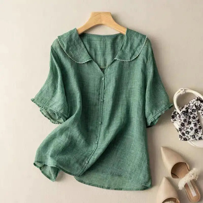 Elegant Lace Women's Blouse - VibreMode