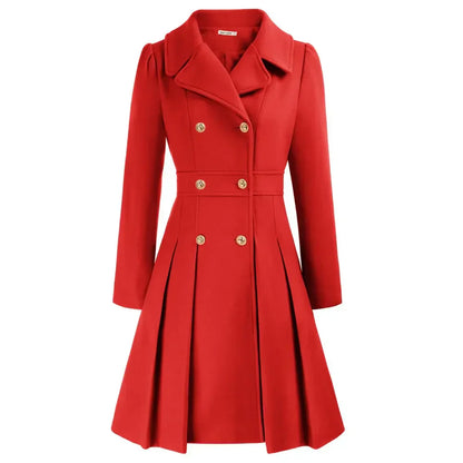 Women's Wool A-Line Peacoat