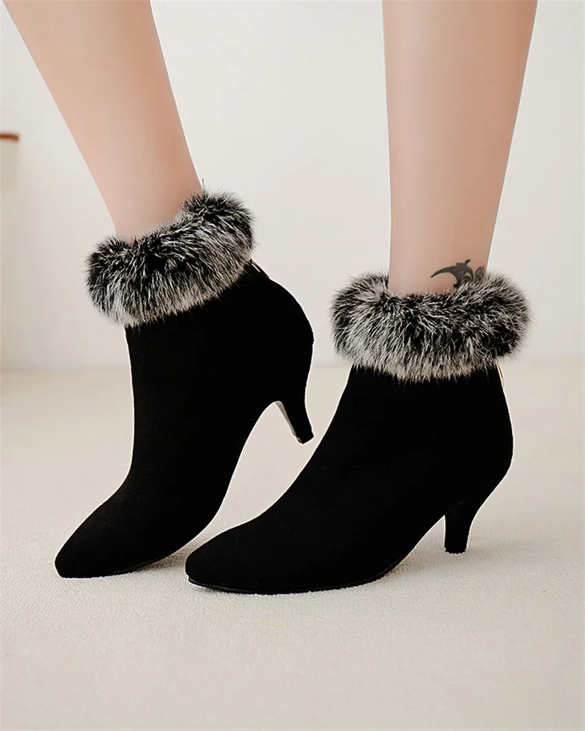 Sorena Women's Fur Ankle Boots