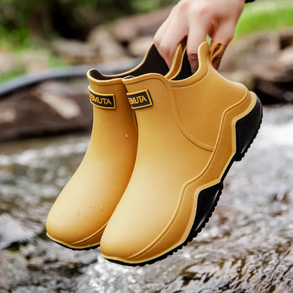 Waterproof Women's Outdoor Slip On Ankle Boots
