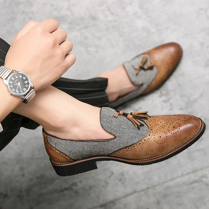 Men's Leather Tassel Loafers