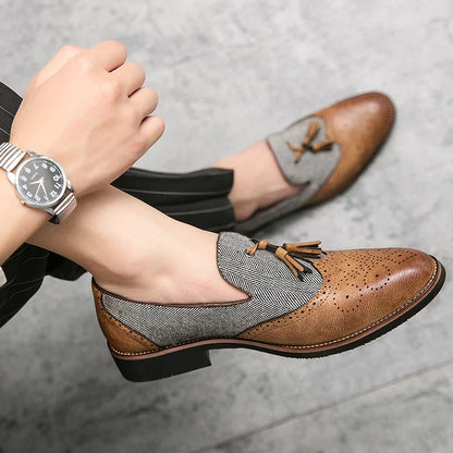 Men's Leather Tassel Loafers