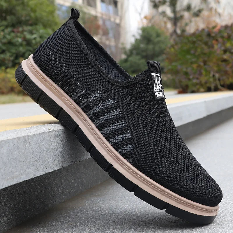 Men's Mesh Slip-On Sneakers Lightweight Breathable