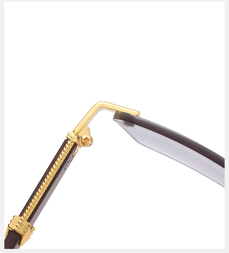 Frameless Square Sunglasses