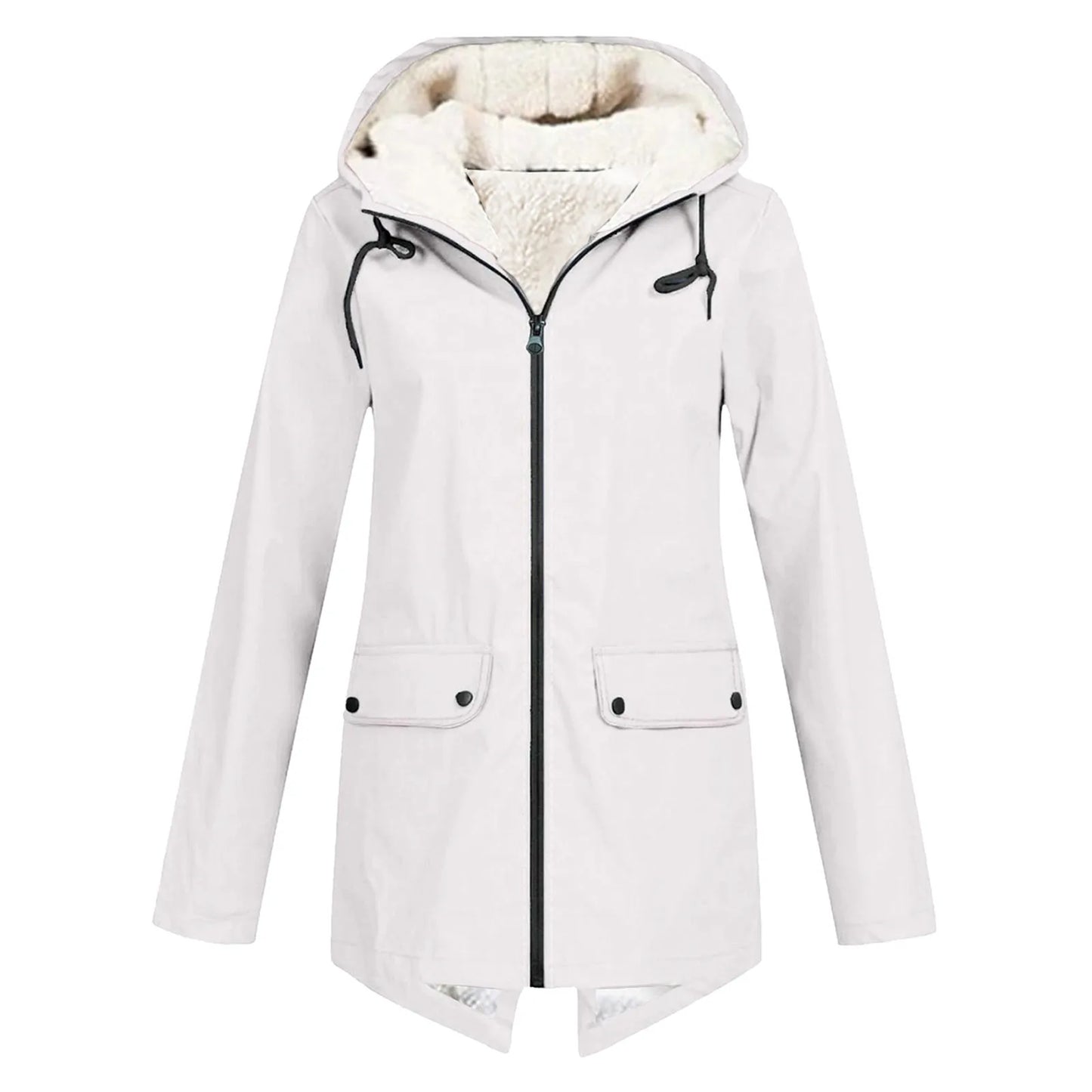 Women's Waterproof Trench Coat With Hood