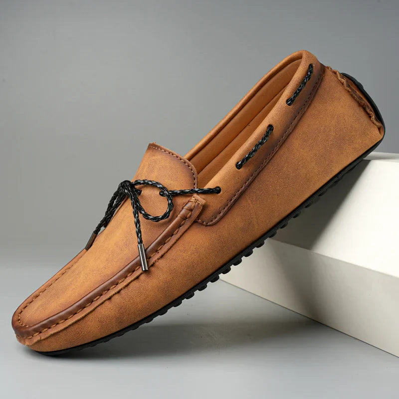 Men's Slip-On Moc Toe Loafers