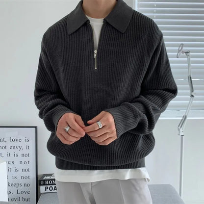 Men's Quarter Zip Sweater