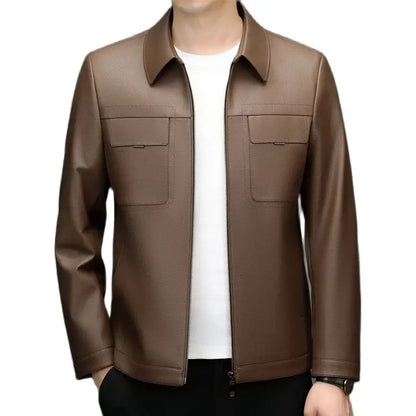 Authentic Real Leather Biker Jacket