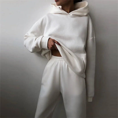 Comfy Hooded Sweat Suit