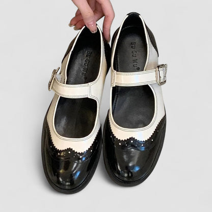 Women's Mary Jane Shoes Two-Tone Upper - VibreMode