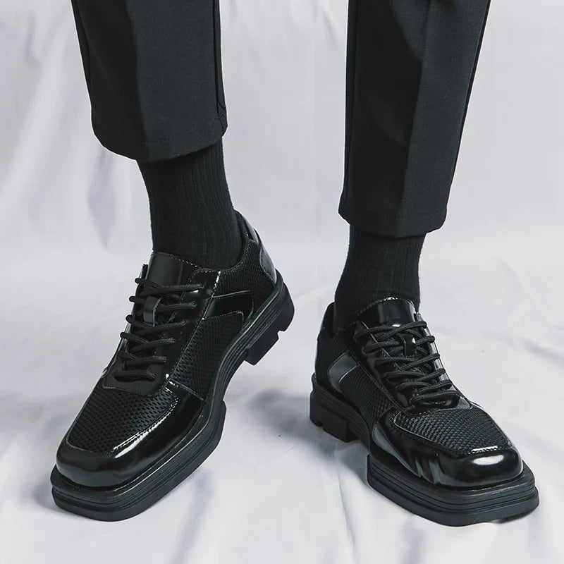 Men's Leather Derby Shoes
