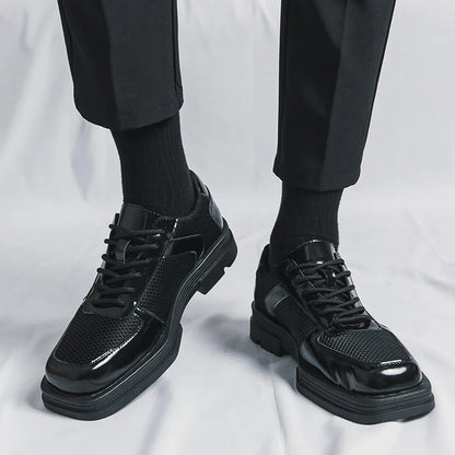 Men's Leather Derby Shoes