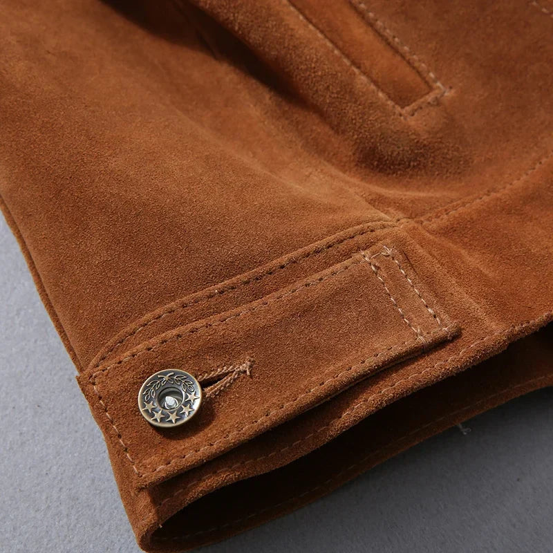 Soft Suede Leather Jacket