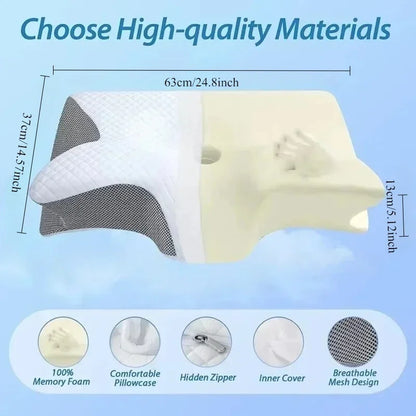Ergonomic Memory Foam Cervical Pillow Neck Support