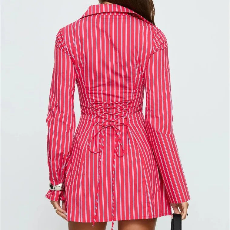 Women's Corset Shirt Dress