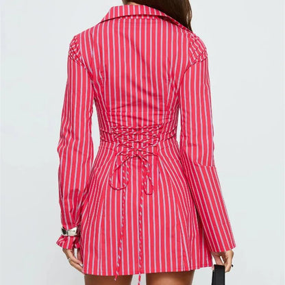 Women's Corset Shirt Dress