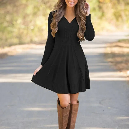 Valnera Women's Knit Sweater Dress