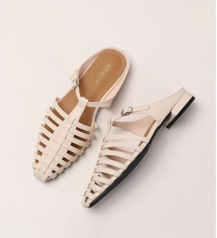 Women's Buckle Flats
