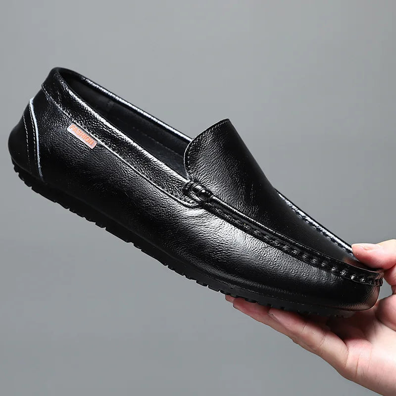 Monatro Men's Leather Loafers Comfortable