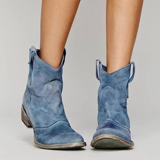 Women's Suede Western Boots