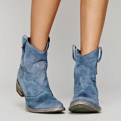 Women's Suede Western Boots