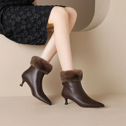 Women's Leather Ankle Boots