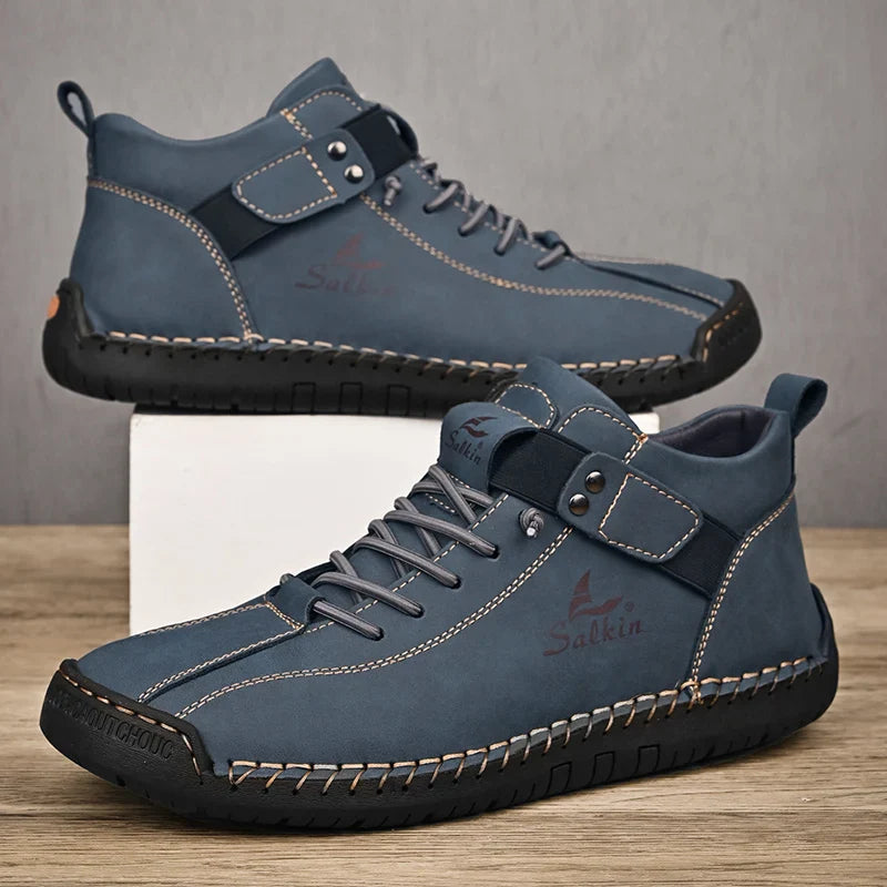 Authentic Brown Leather Boots